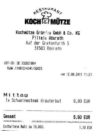 kbfv Höffner Kochmütze Restaurant