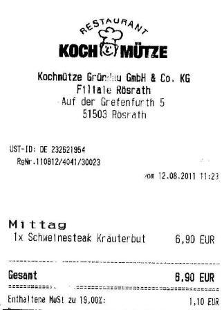 kbfv Hffner Kochmtze Restaurant